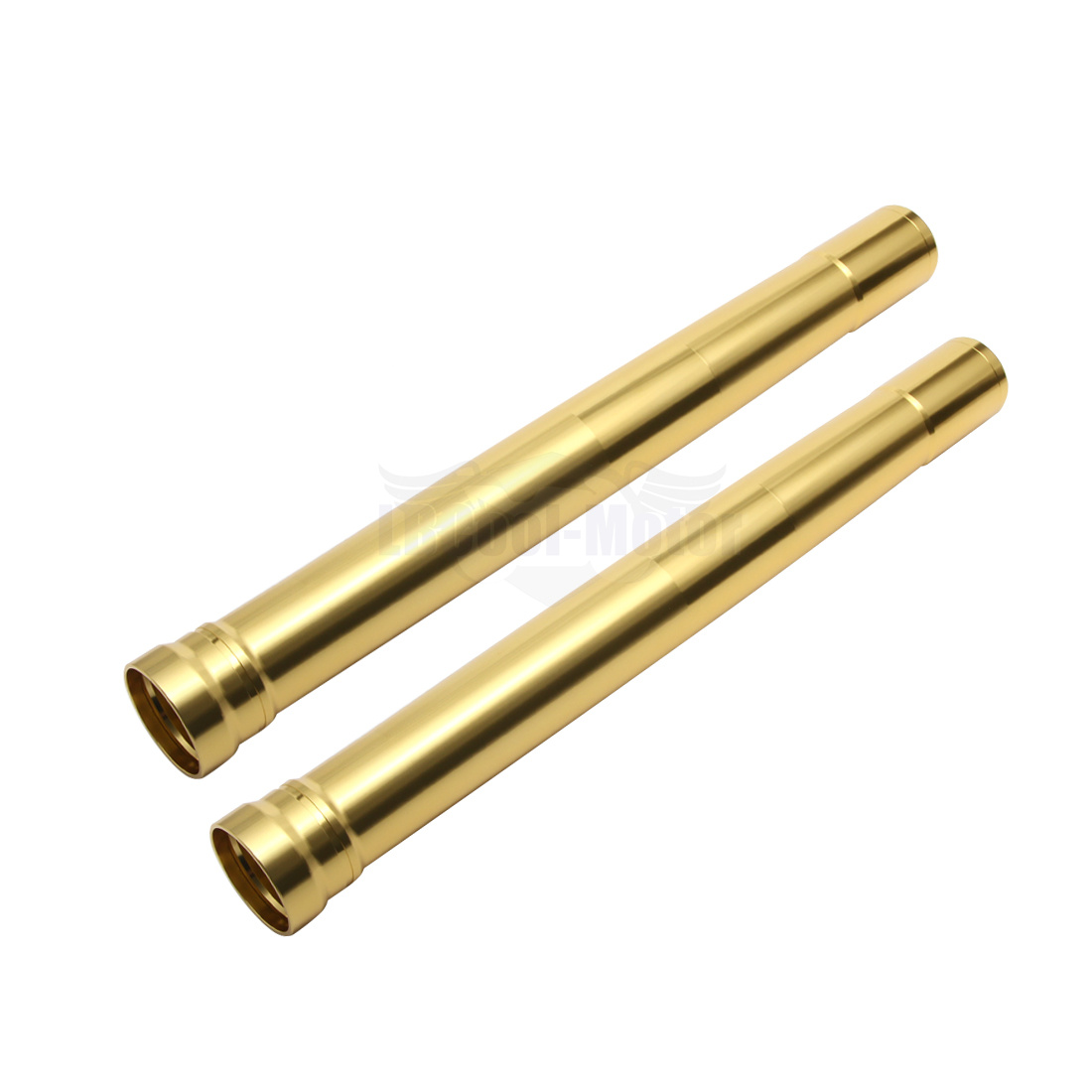 Gold Cutlery Flatware - Par dorado de tubos de horquilla