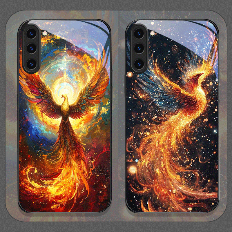 Samsung Galaxy S25 - Funda de teléfono de vidrio templado