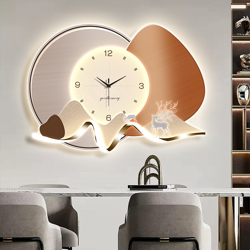 Luxury Lifestyle Aesthetic - Reloj de pared vintage de estilo