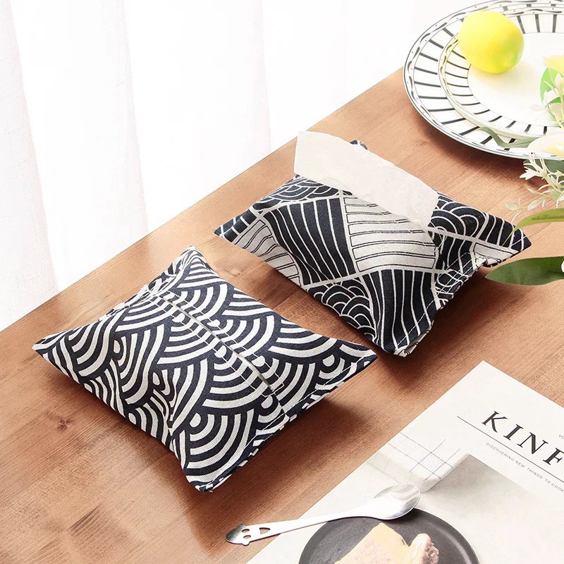 Linen Napkin Set - Caja de pañuelos de lino y
