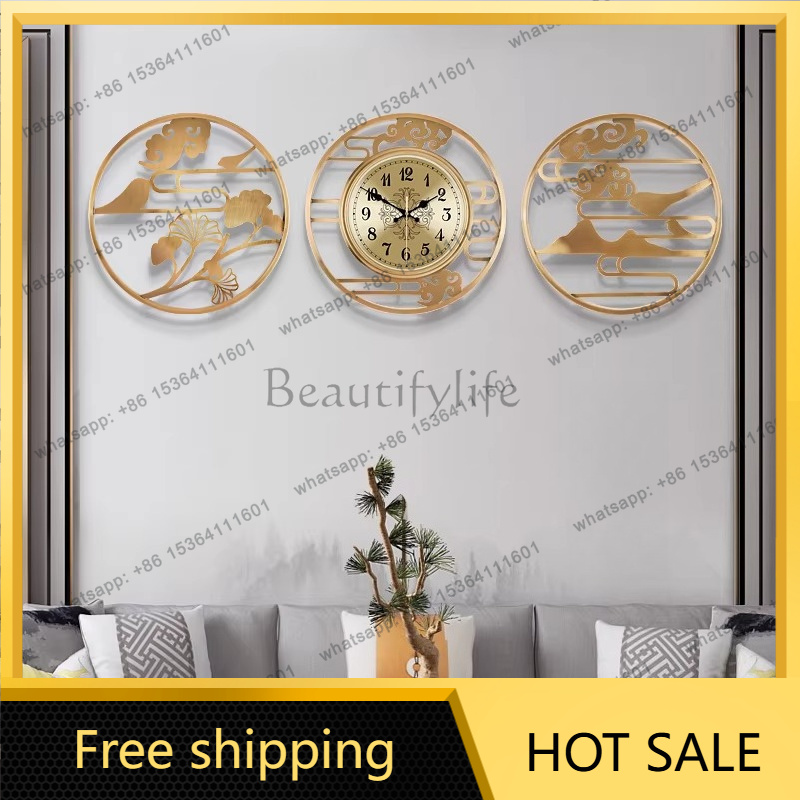 Luxury Lifestyle Aesthetic - Reloj de Pared Redondo de Estilo