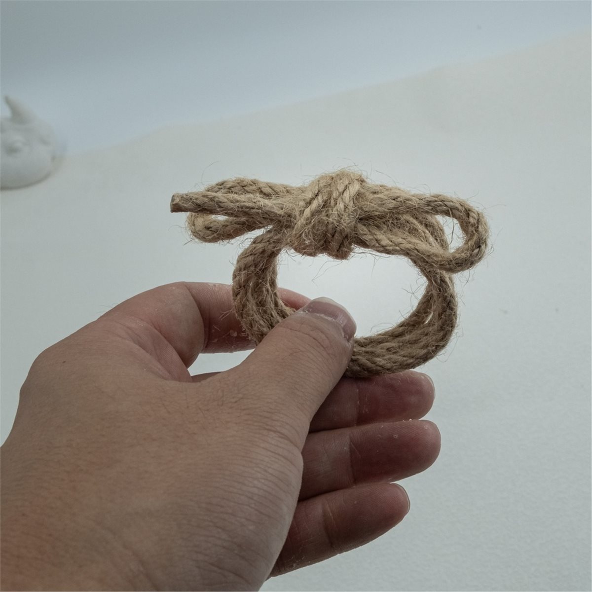 Linen Napkin Set - Juego de 12 Anillos para Servilletas