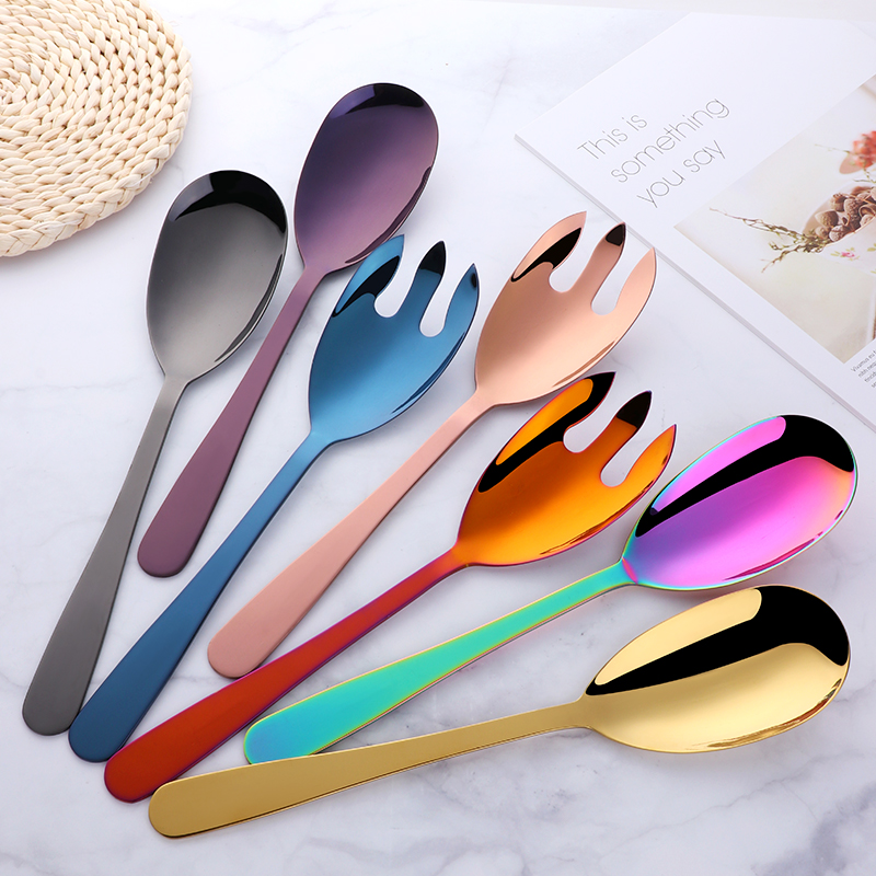 Juego de cucharas doradas de a - Gold Cutlery Flatware reseña y precio