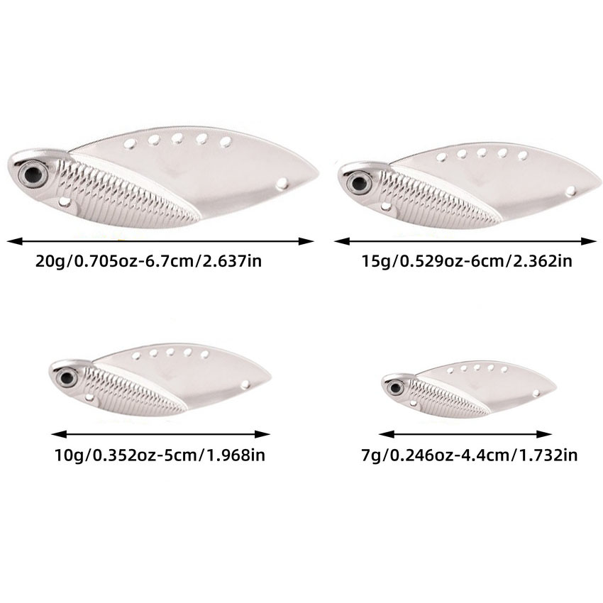 Señuelos de pesca VIB de Metal - Gold Cutlery Flatware reseña y precio