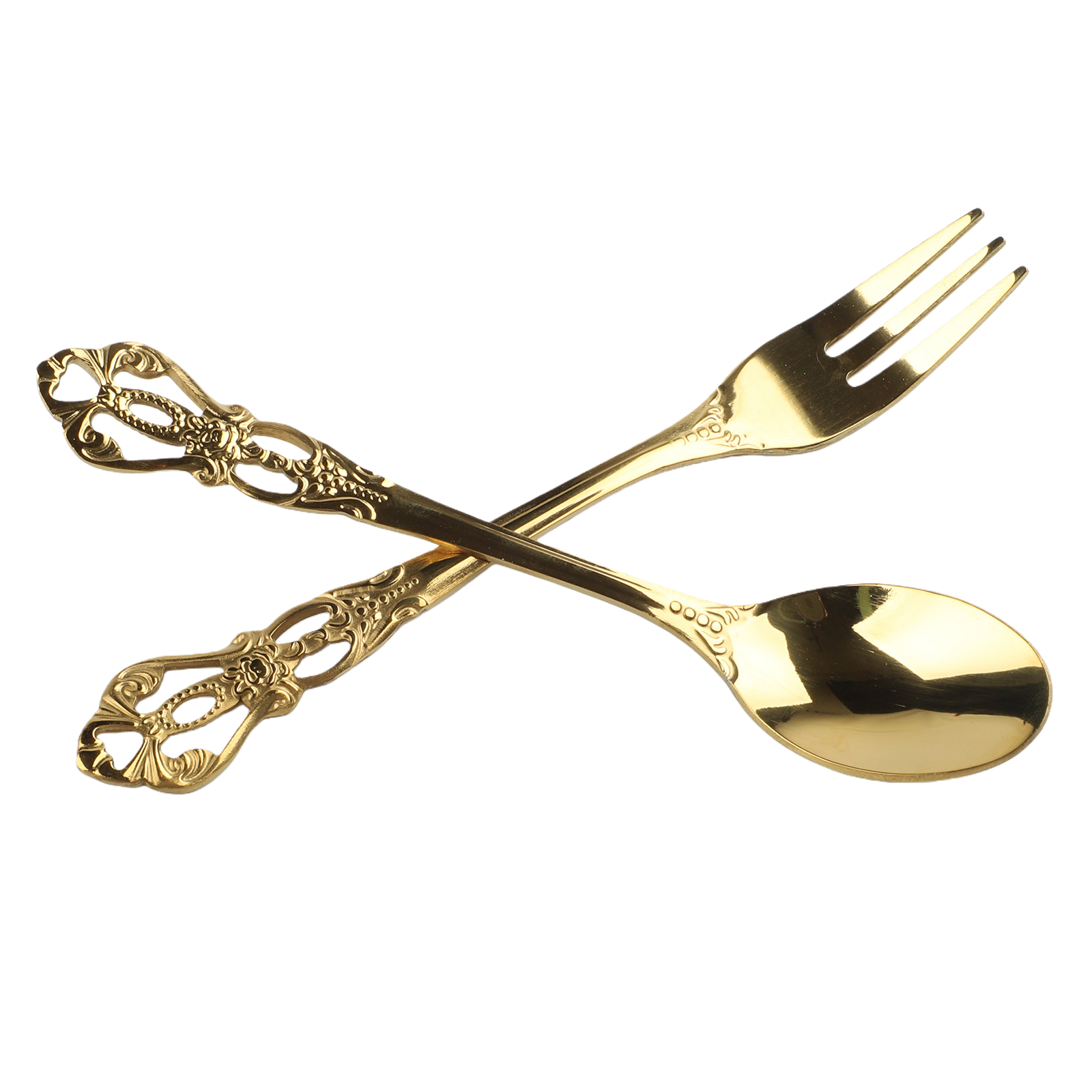 Juego de cubiertos de lujo de  - Gold Cutlery Flatware reseña y precio