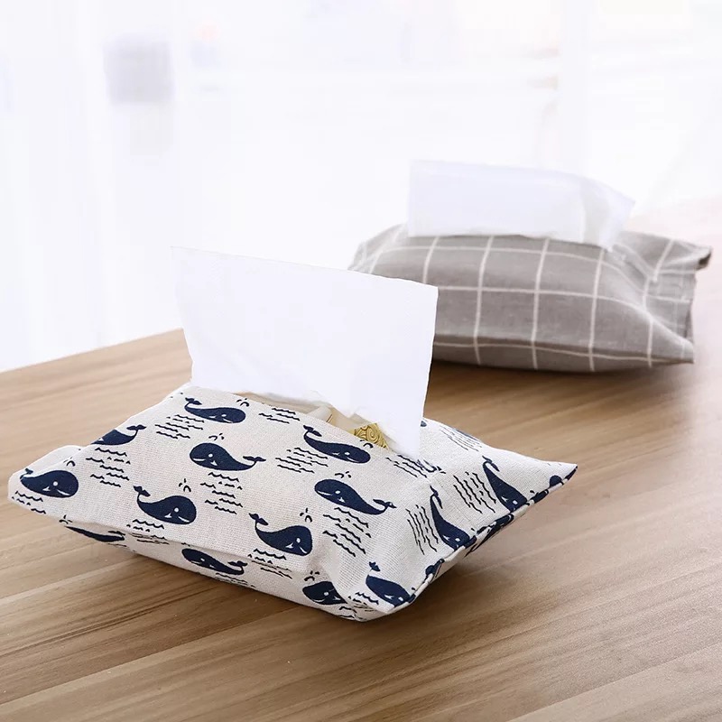 Caja de pañuelos de lino y alg - Linen Napkin Set reseña y precio