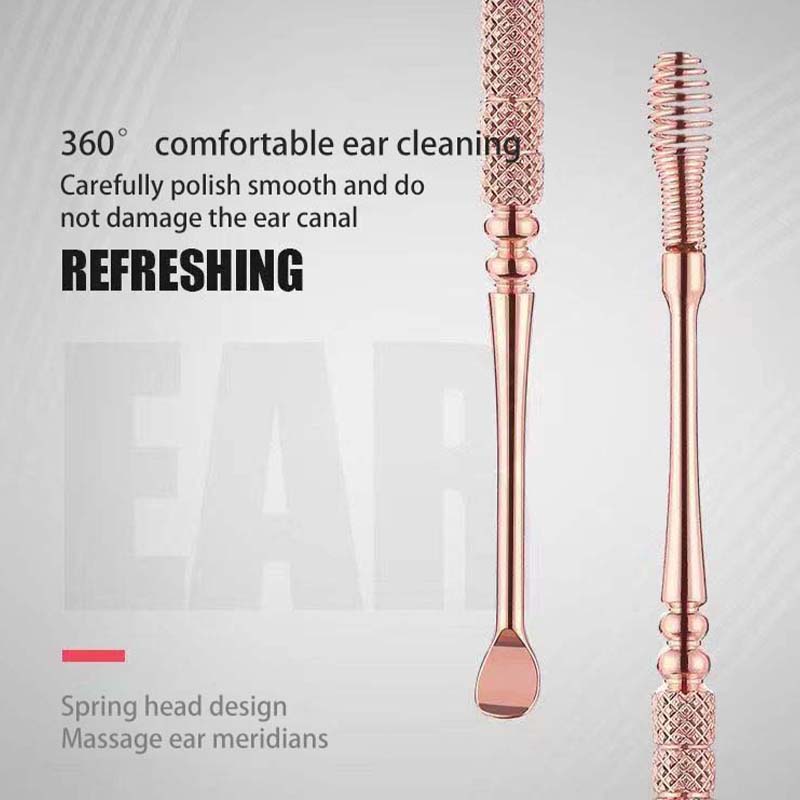 Palillo para los oídos en espi - Gold Cutlery Flatware reseña y precio
