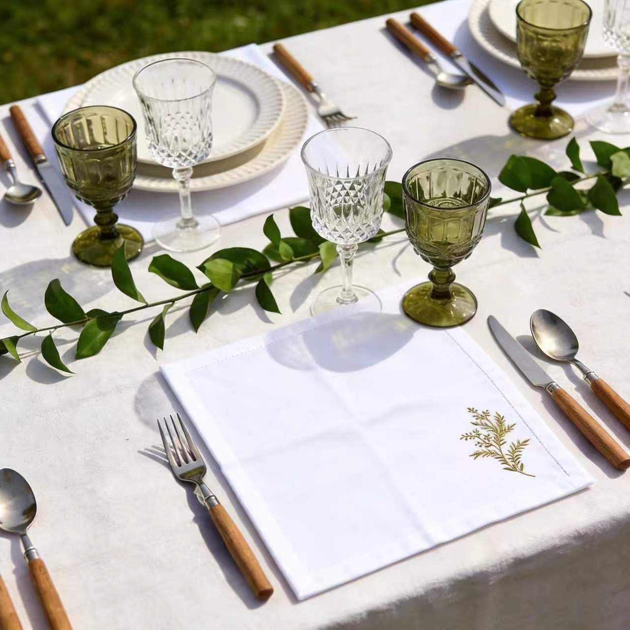 Servilletas de Tela de Algodón - Linen Napkin Set reseña y precio