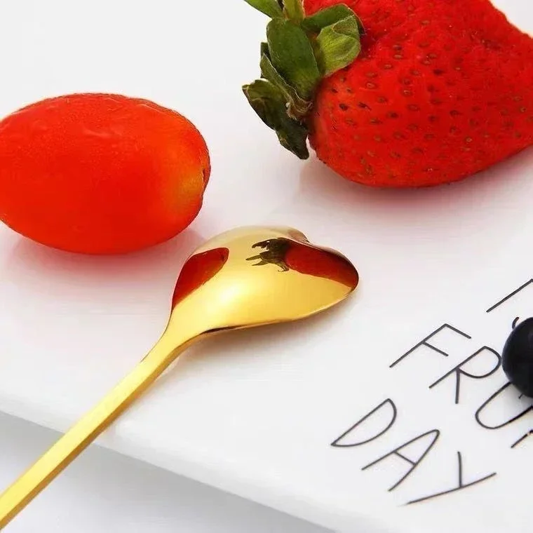 Cuchara de café dorada con flo - Gold Cutlery Flatware reseña y precio