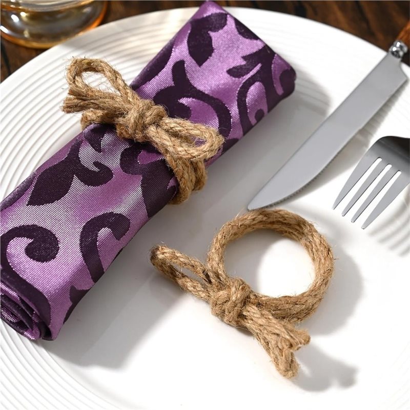 ABKP-Juego de 12 anillos para  - Linen Napkin Set reseña y precio