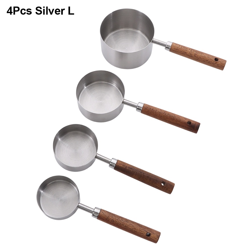 Juego de 4 Tazas y Cucharas Me - Gold Cutlery Flatware reseña y precio
