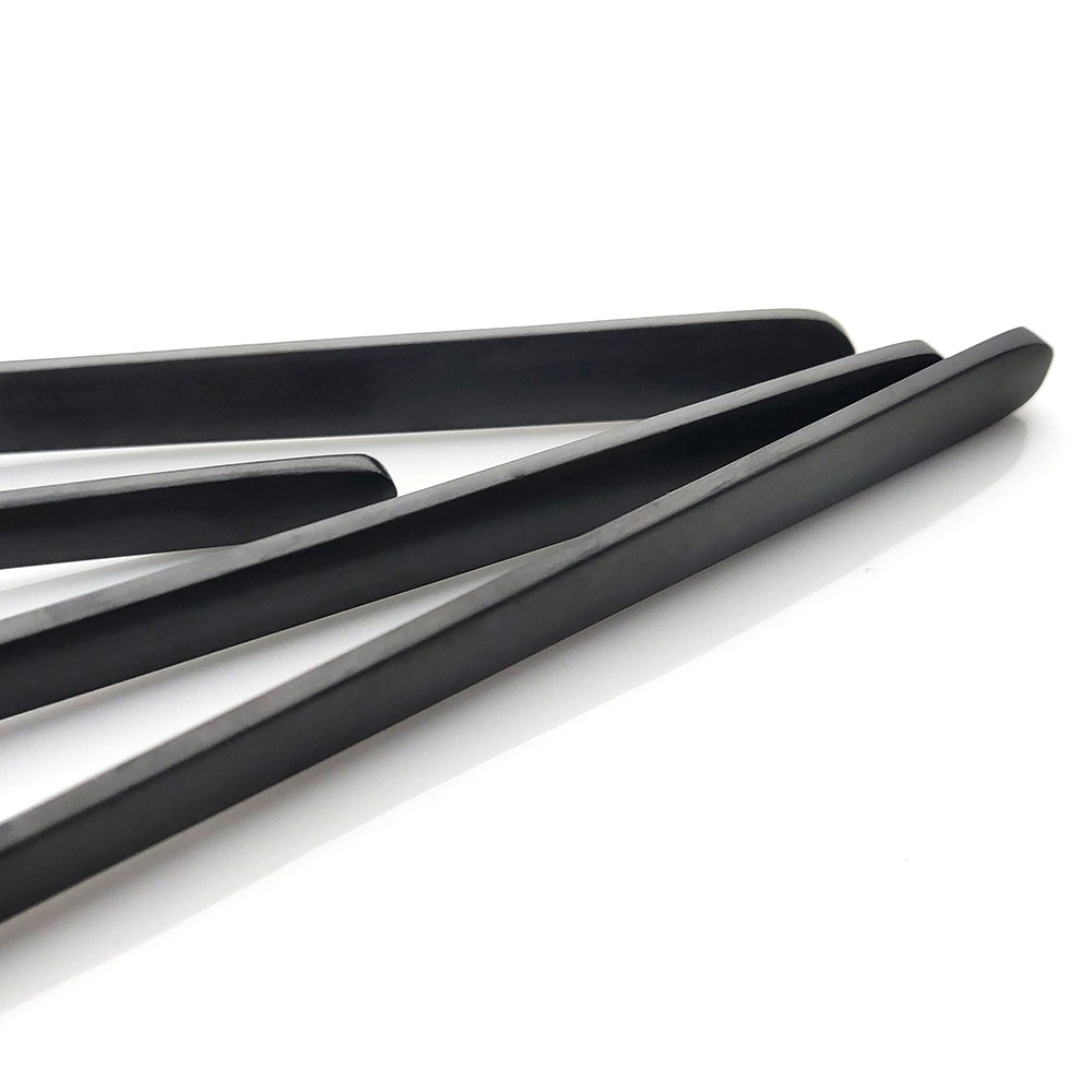 JANKNG-Juego de vajilla negra  - Gold Cutlery Flatware reseña y precio